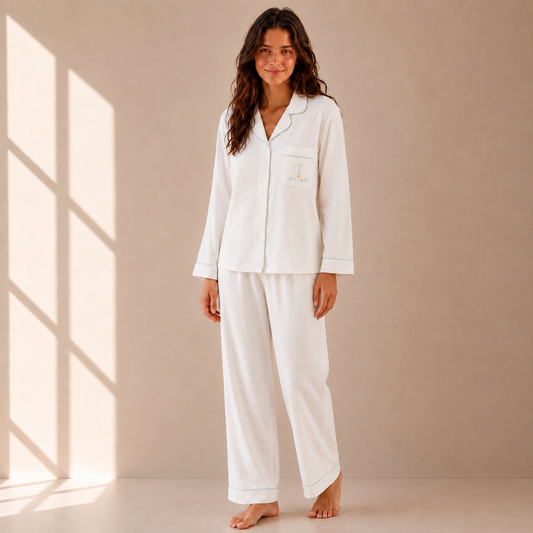Ivory White PJ Set